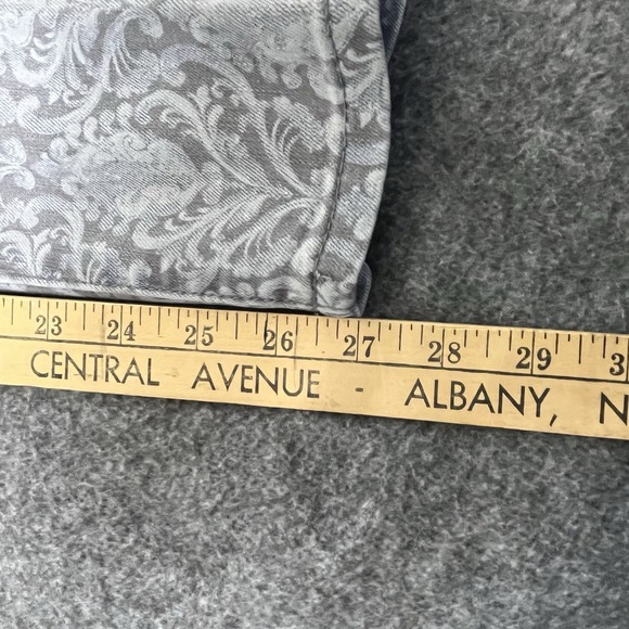 Chicos Girlfriend Slim Leg Ankle Jeans Womens 0.5 4 / 6 Perfect Stretch Pattern - Picture 5 of 14